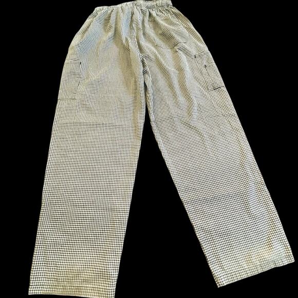 Natural Uniforms Classic Houndstooth Chef Pants NWOT - Picture 1 of 4